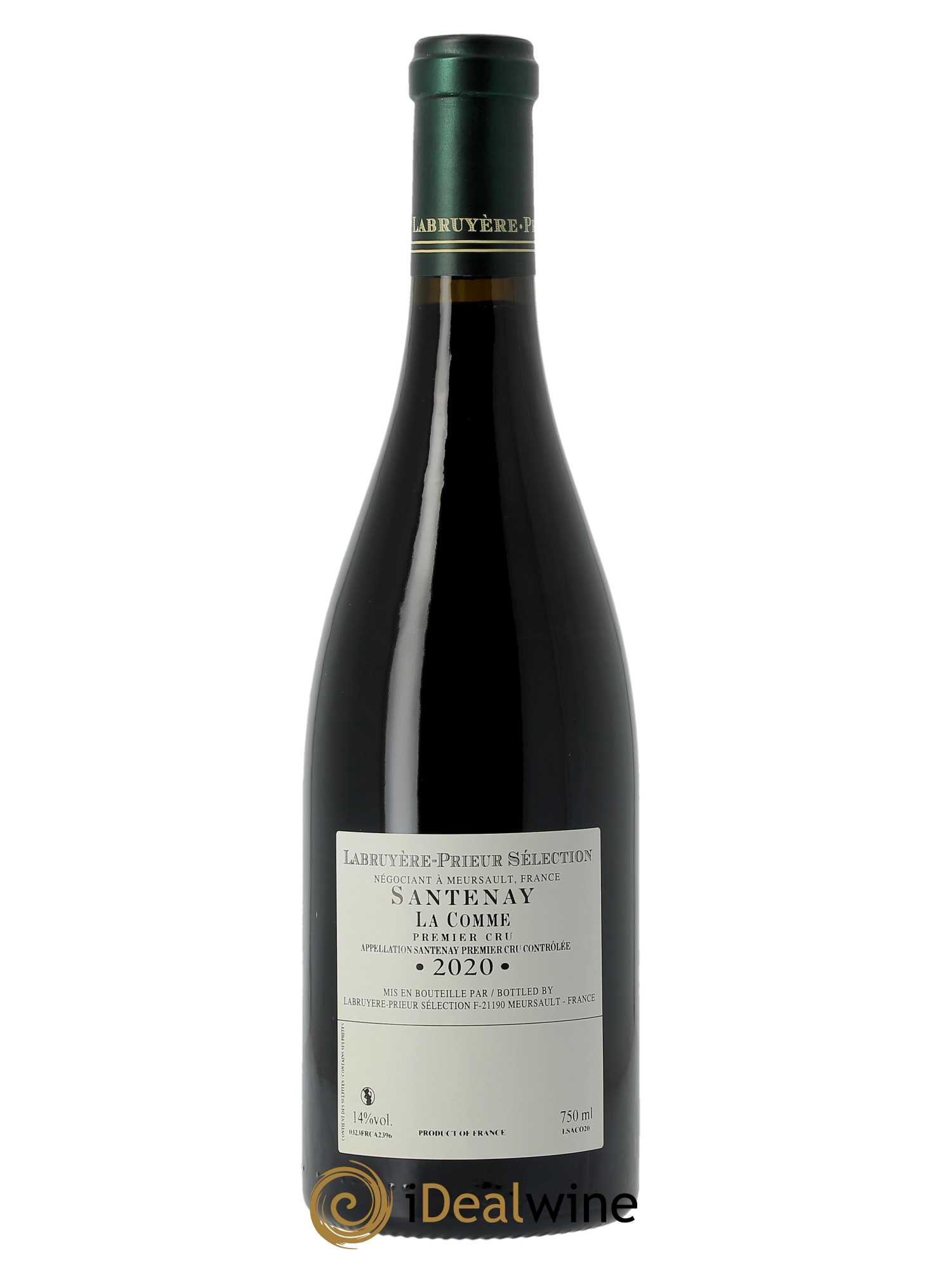 Santenay 1er Cru La Comme Labruyere-Prieur  2020 - Lot de 1 Bouteille