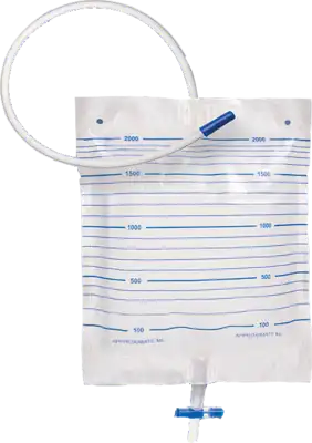 URINBEUTEL steril 2 l m.90 cm Schlauch  1 St  Beutel