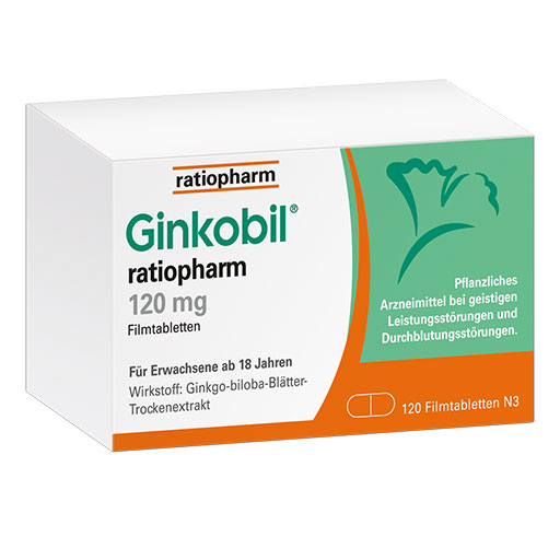 GINKOBIL-ratiopharm 120 mg Filmtabletten  120 St  Filmtabletten