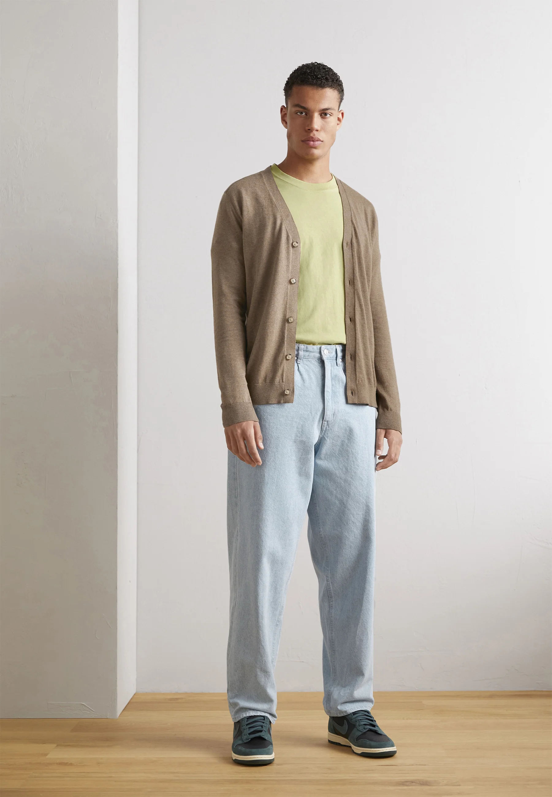 Selected Homme SLHBERG CÁRDIGAN DE CUELLO EN V - Cárdigan
