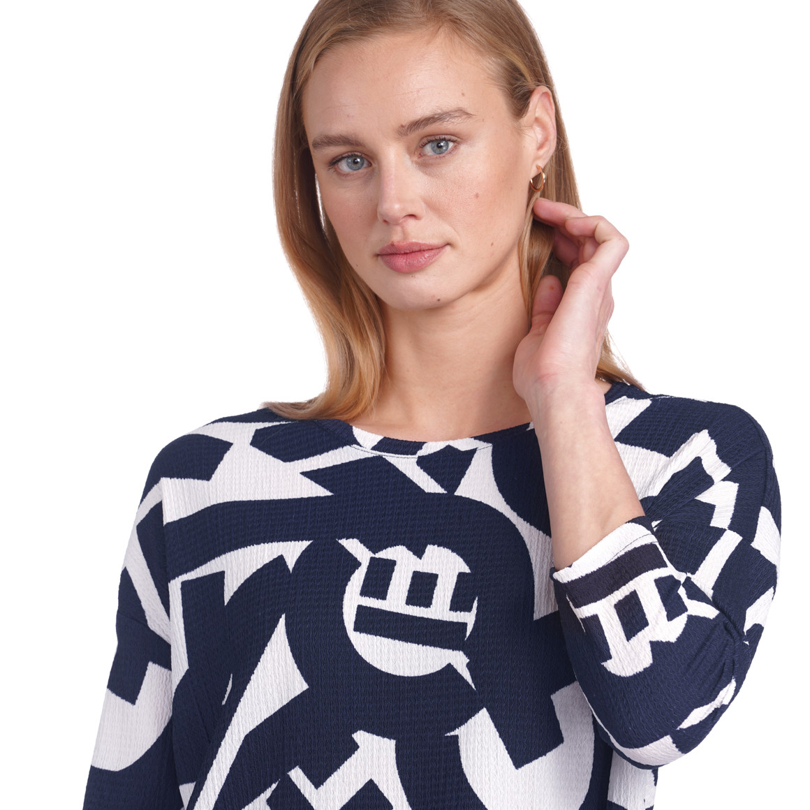Damen Shirt mit Raffung