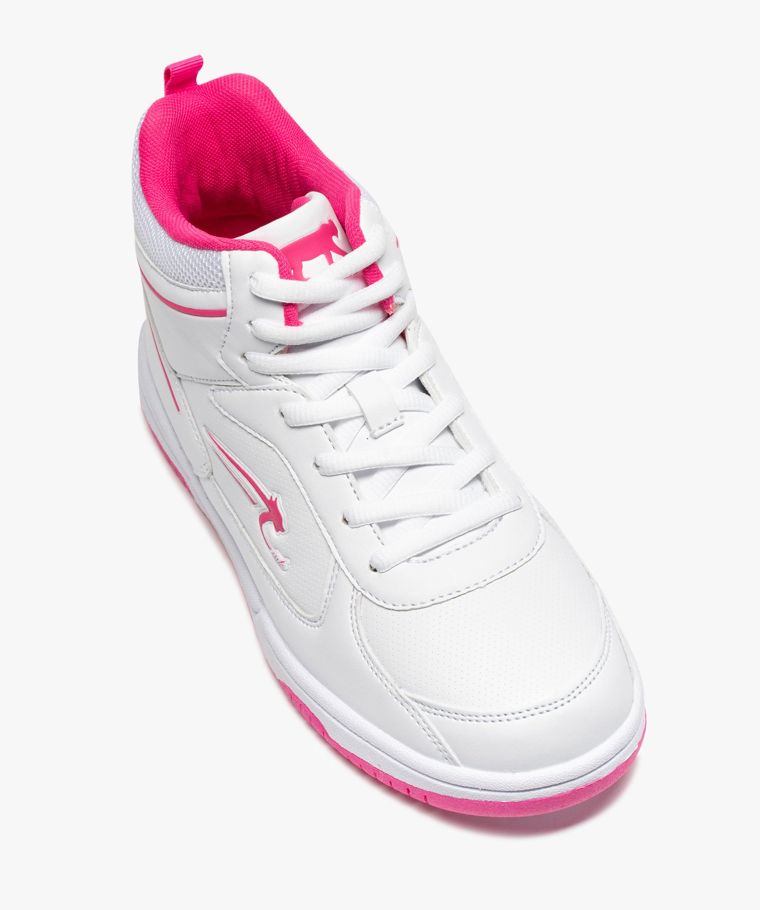 Baskets fille semi-montantes bicolores - Airness blanc | GEMO