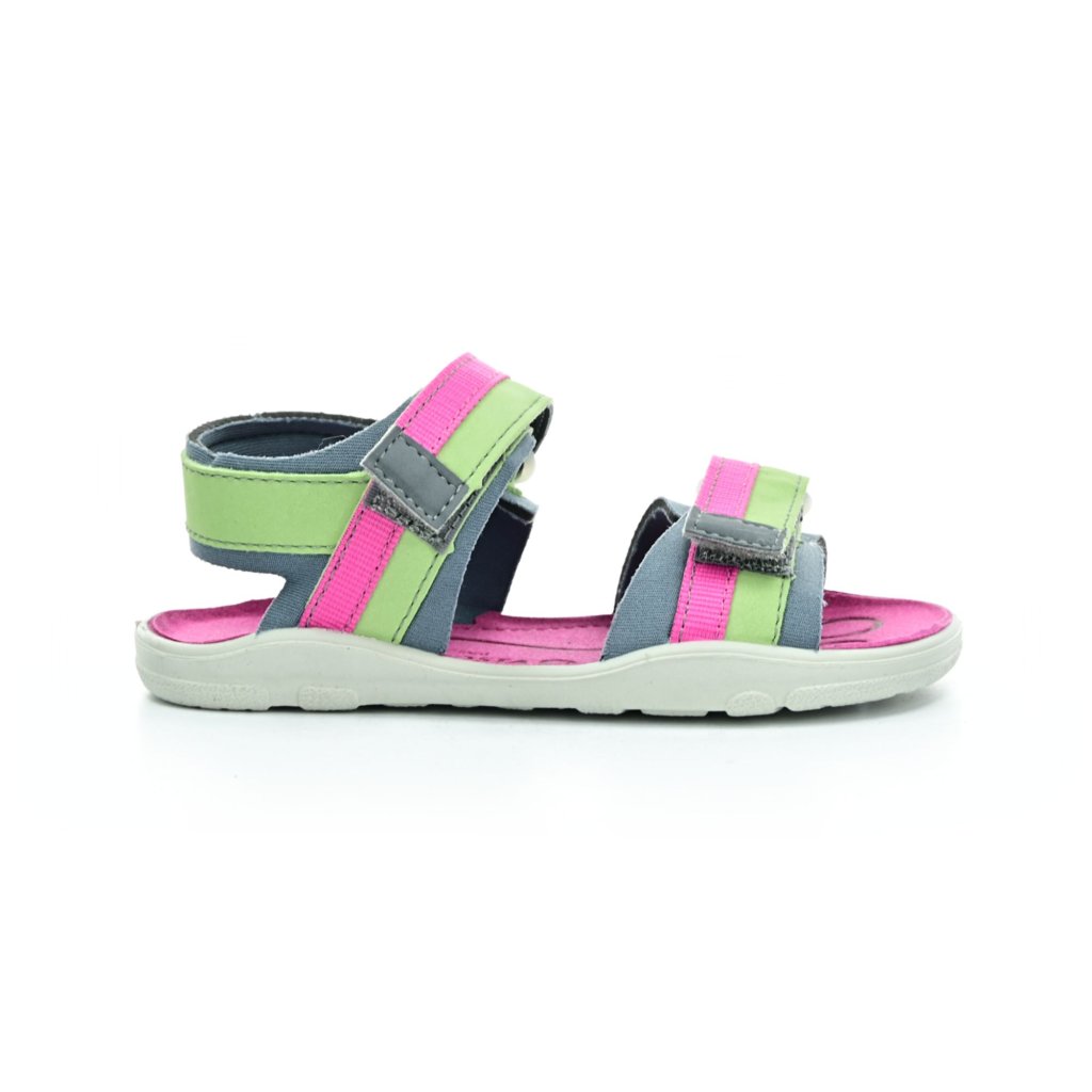 Ricosta Sydney Avocado/Grau/Pink Barfußsandalen