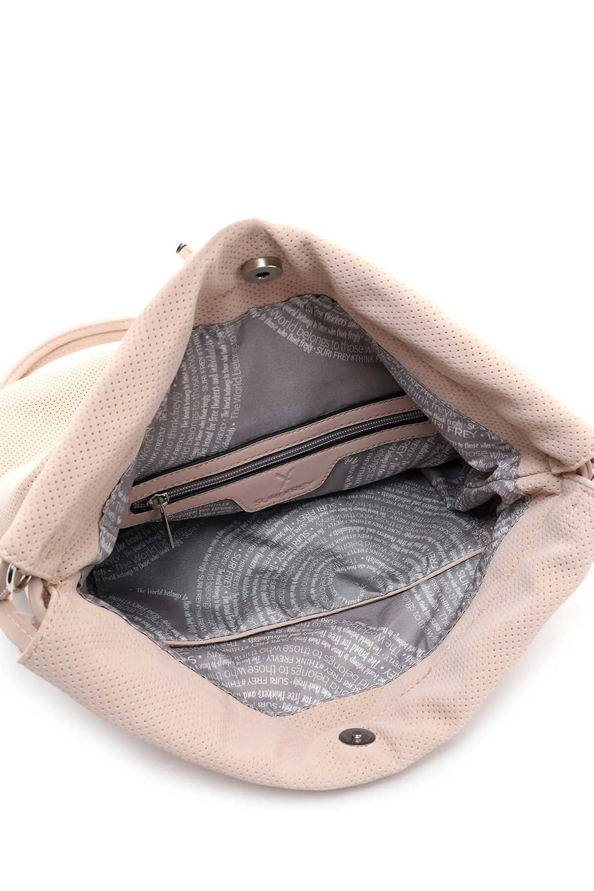 SURI FREY  Rucksack - Rosa - Unifarben
