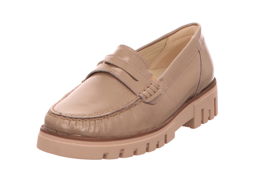 WALDLÄUFER Sportliche Slipper braun bequemer Loafer
