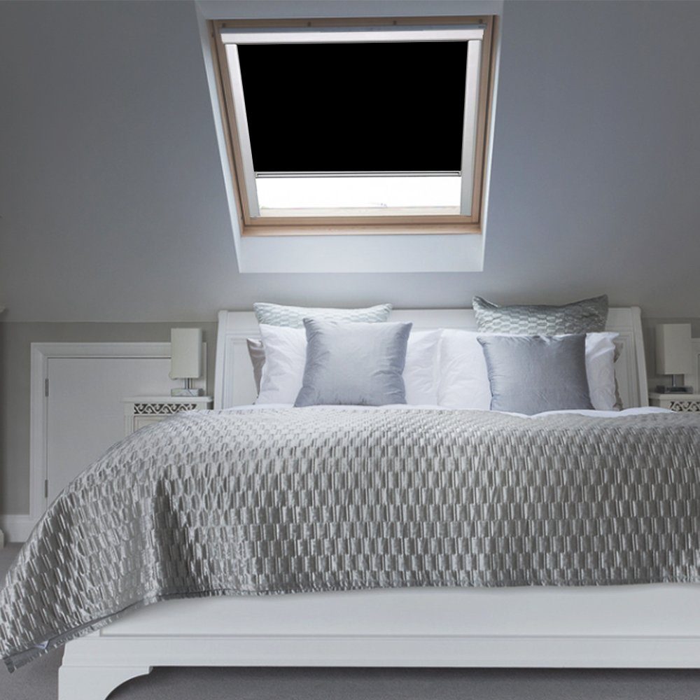 Dachfensterrollo Verdunkelungsrollo Dachfensterrollo Thermo-Rollo für GGL GPU GTU GXU, Clanmacy