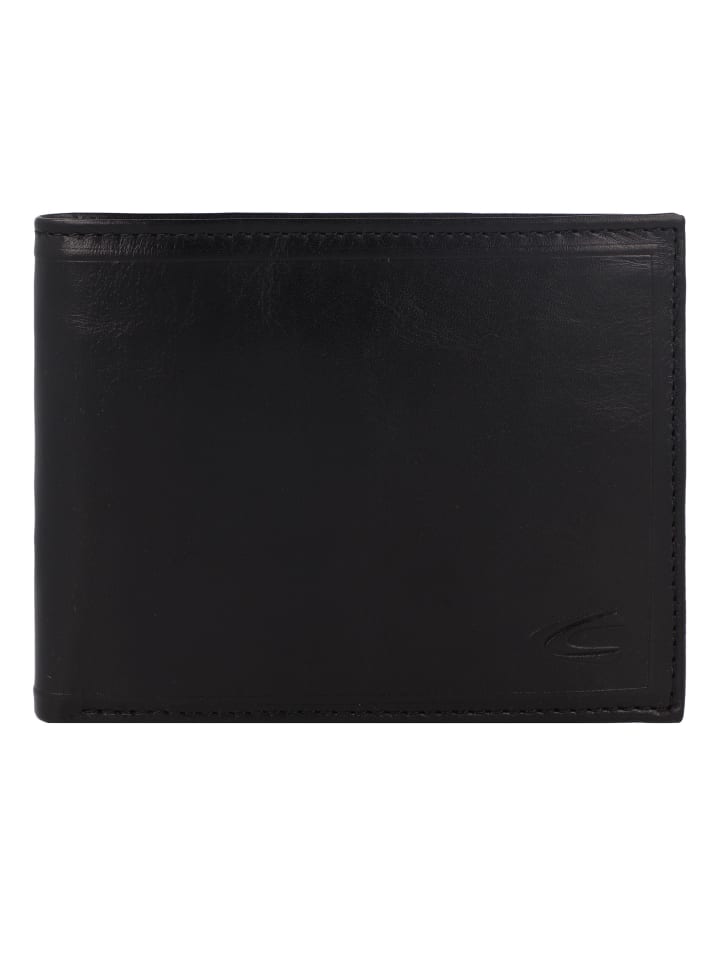 Camel Active Wood Geldbörse Leder 12.5 cm in black günstig kaufen onesize