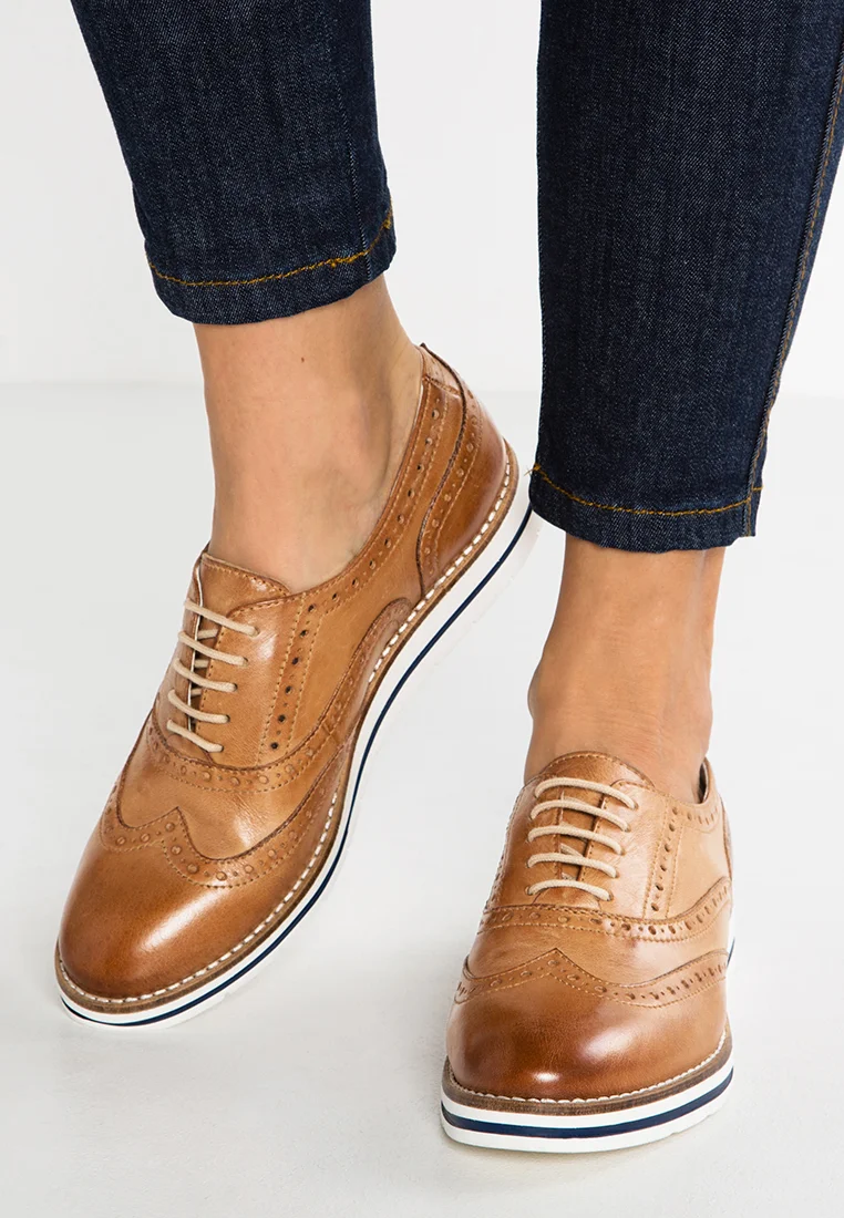 Anna Field LEATHER - Zapatos deportivos con cordones