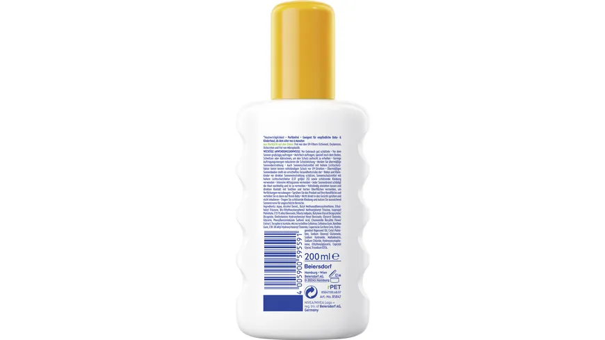 NIVEA SUN Kids Spray Schutz Sens LF50+ 200 ml
