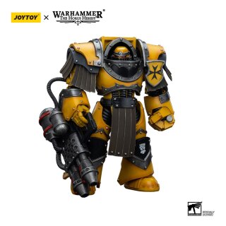 Warhammer: The Horus Heresy Actionfigur - Imperial Fists: Legion Cataphractii Terminator with Heavy Flamer