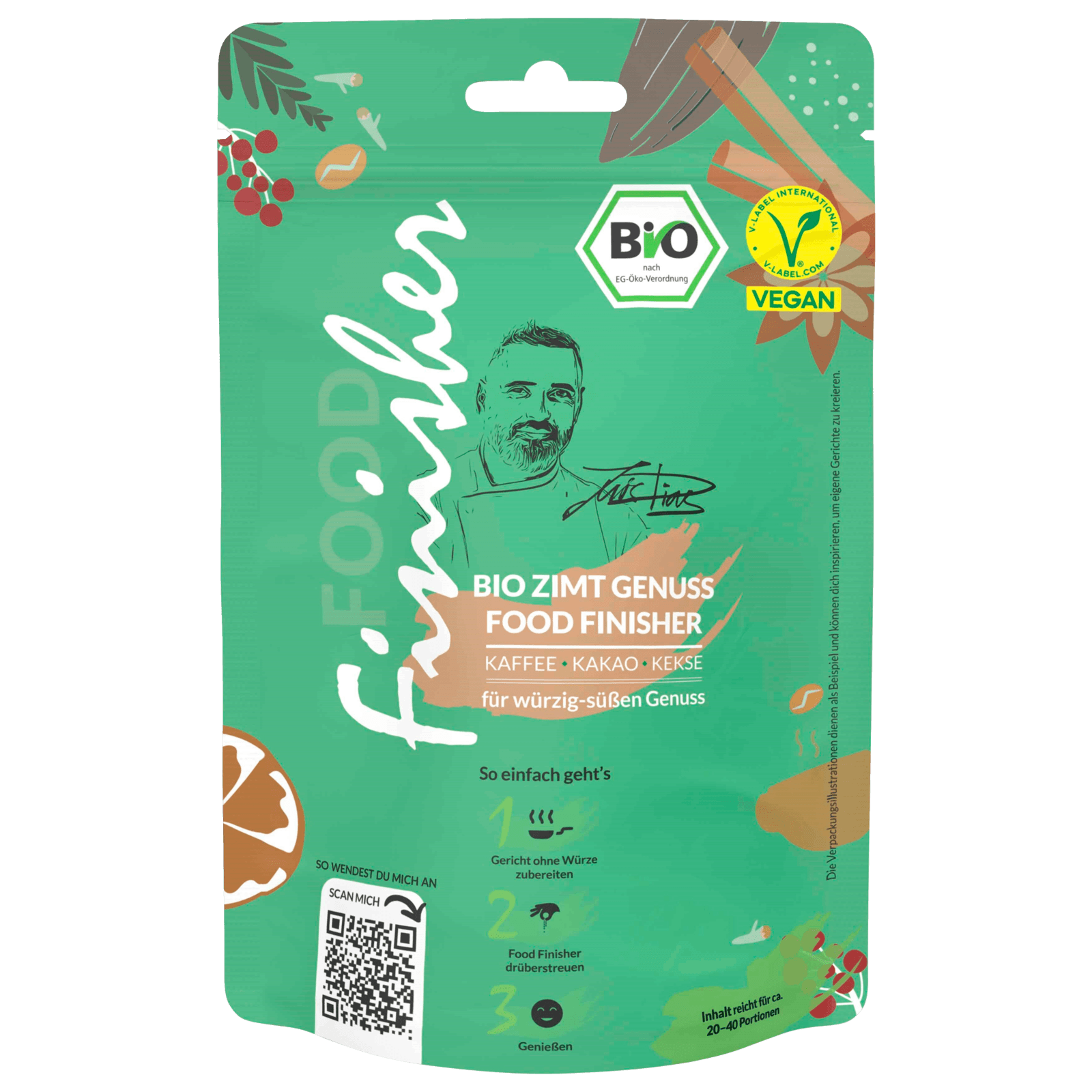 Food Finisher Bio Zimt Genuss Gewürzmischung 80g