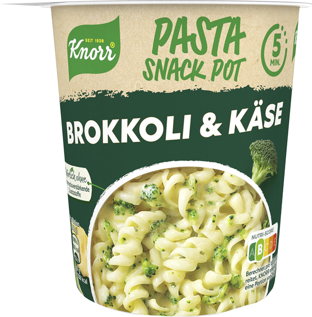 Knorr Pasta Snack Nudel Broccoli-Käse