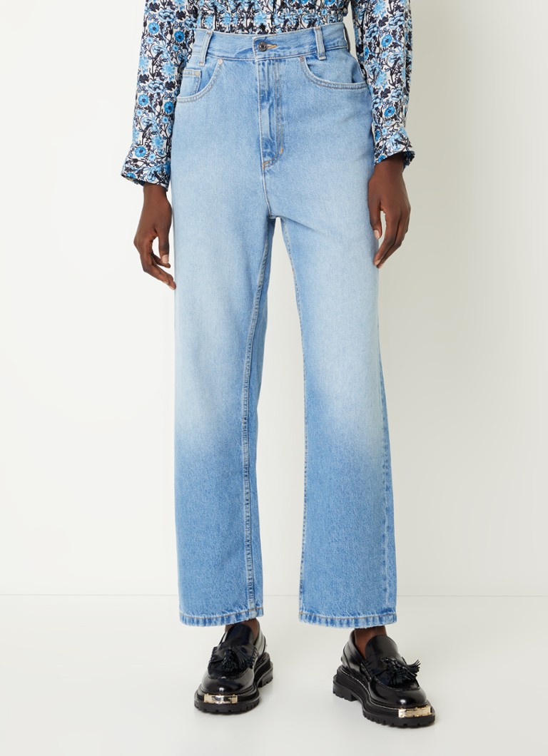 Jean court ample taille haute Sandro avec poches latérales