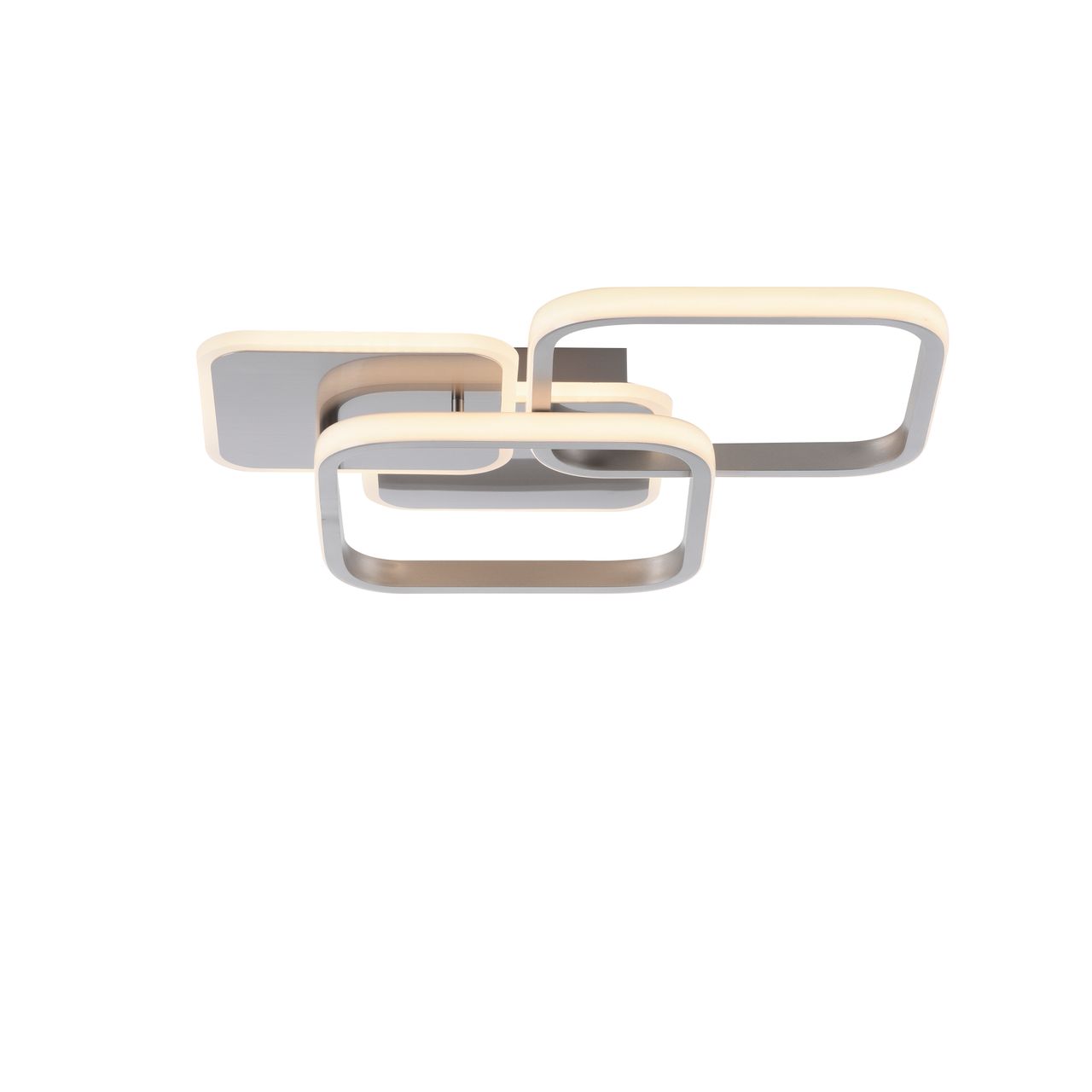 JUST LIGHT LED Deckenleuchte SEVENT, eckig, 1xLED-Board/36W, Stahl