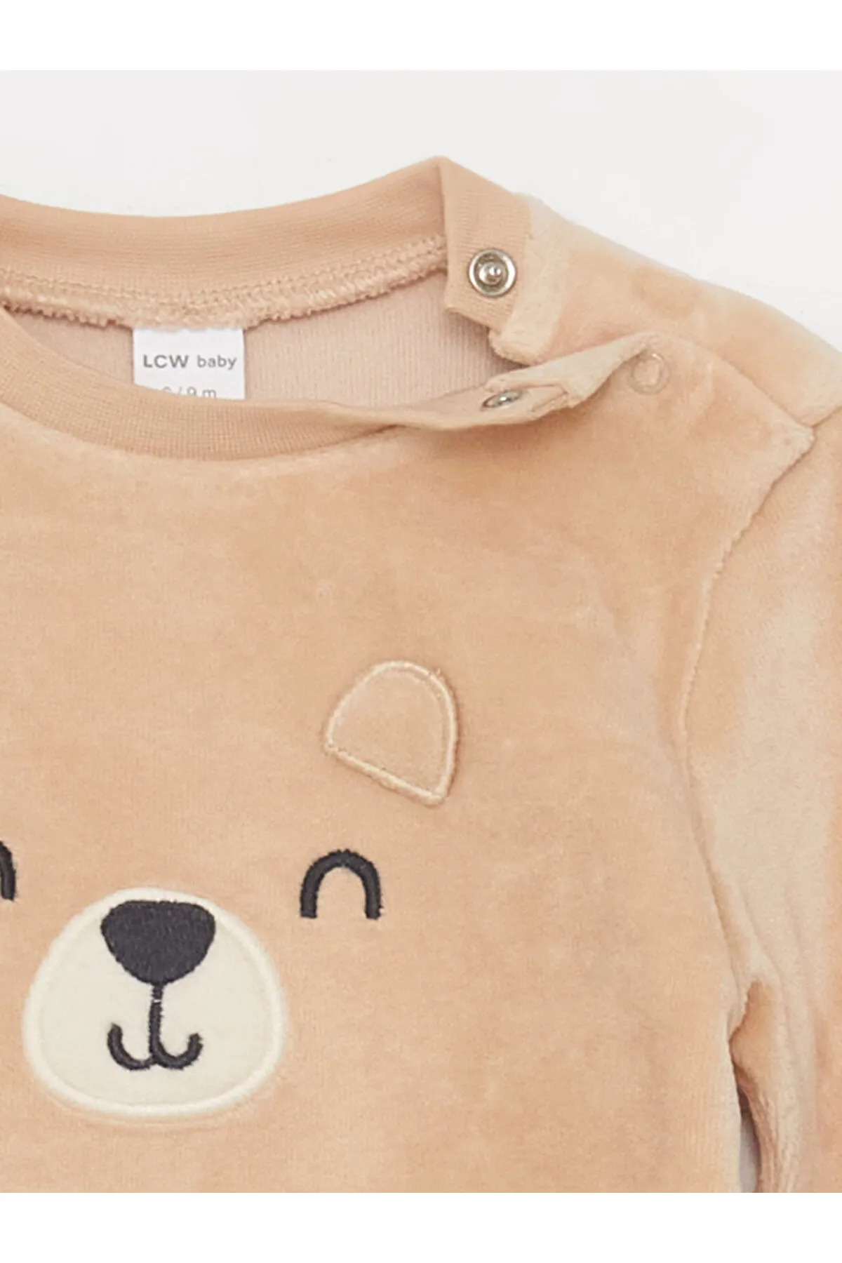 LC Waikiki  2-teiliges Set aus langärmligem Sweatshirt und Hose für Babys mit Rundhalsausschnitt