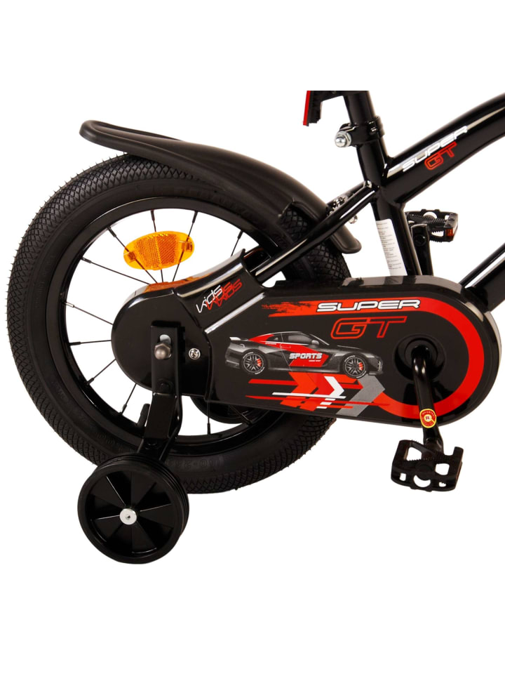 Volare Kinderfahrrad Super GT Kinderfahrrad für Jungen 14 Zoll Kinderrad Rot 4 Jahre günstig kaufen onesize