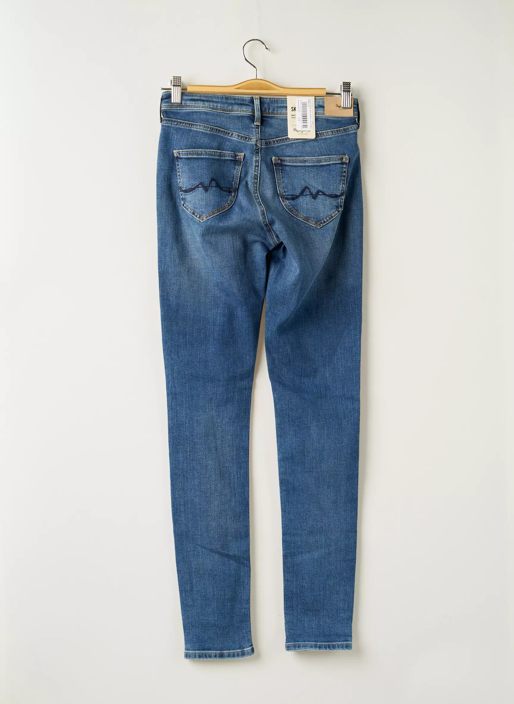 Pepe Jeans Jeans Coupe Slim Garcon couleur bleu