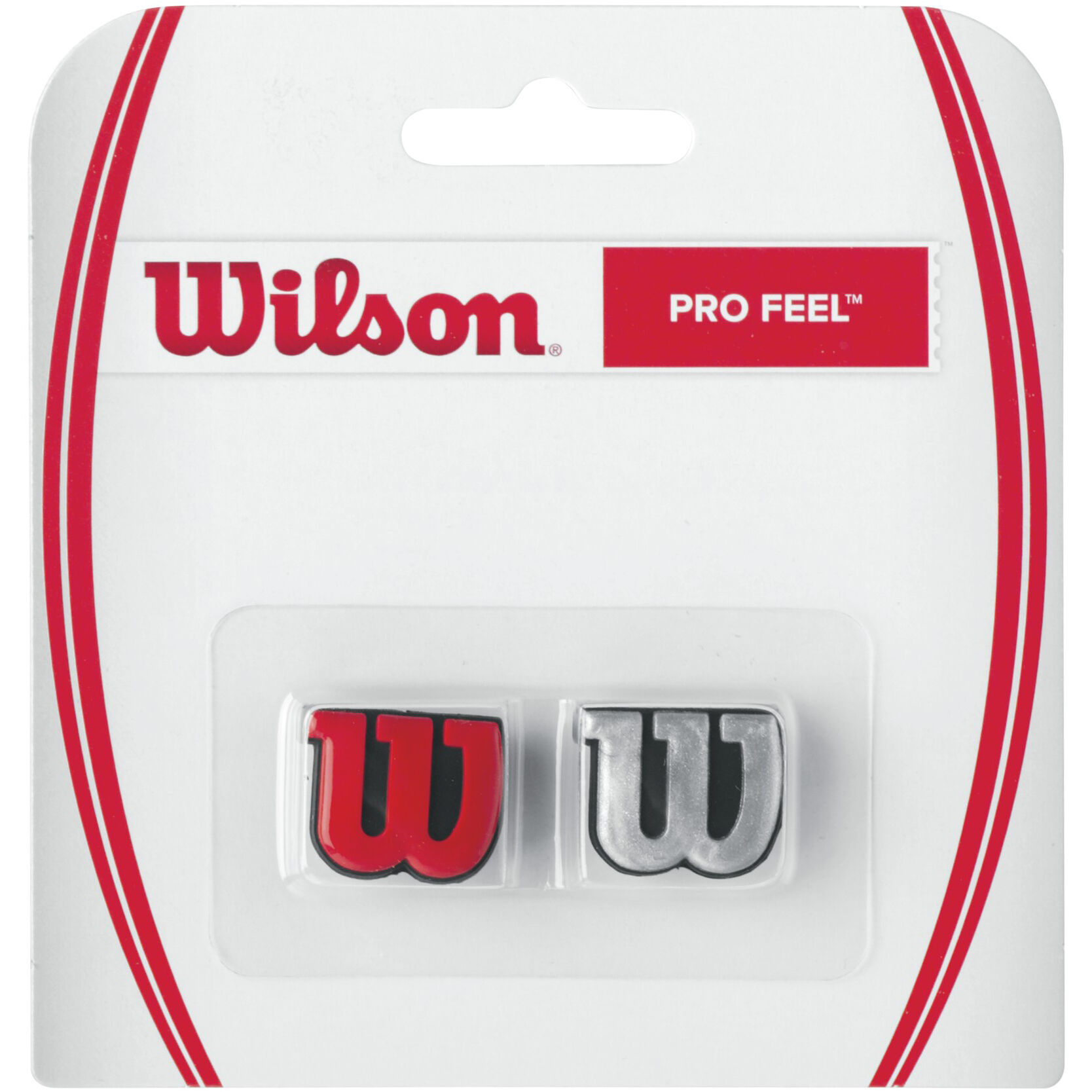 Pro Feel Dämpfer 2er Pack - Silber, Rot