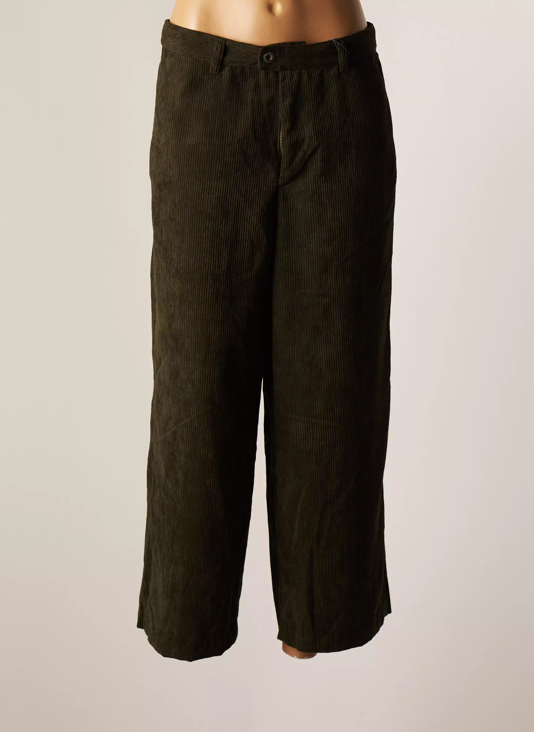 Only Pantalons Larges Femme couleur vert