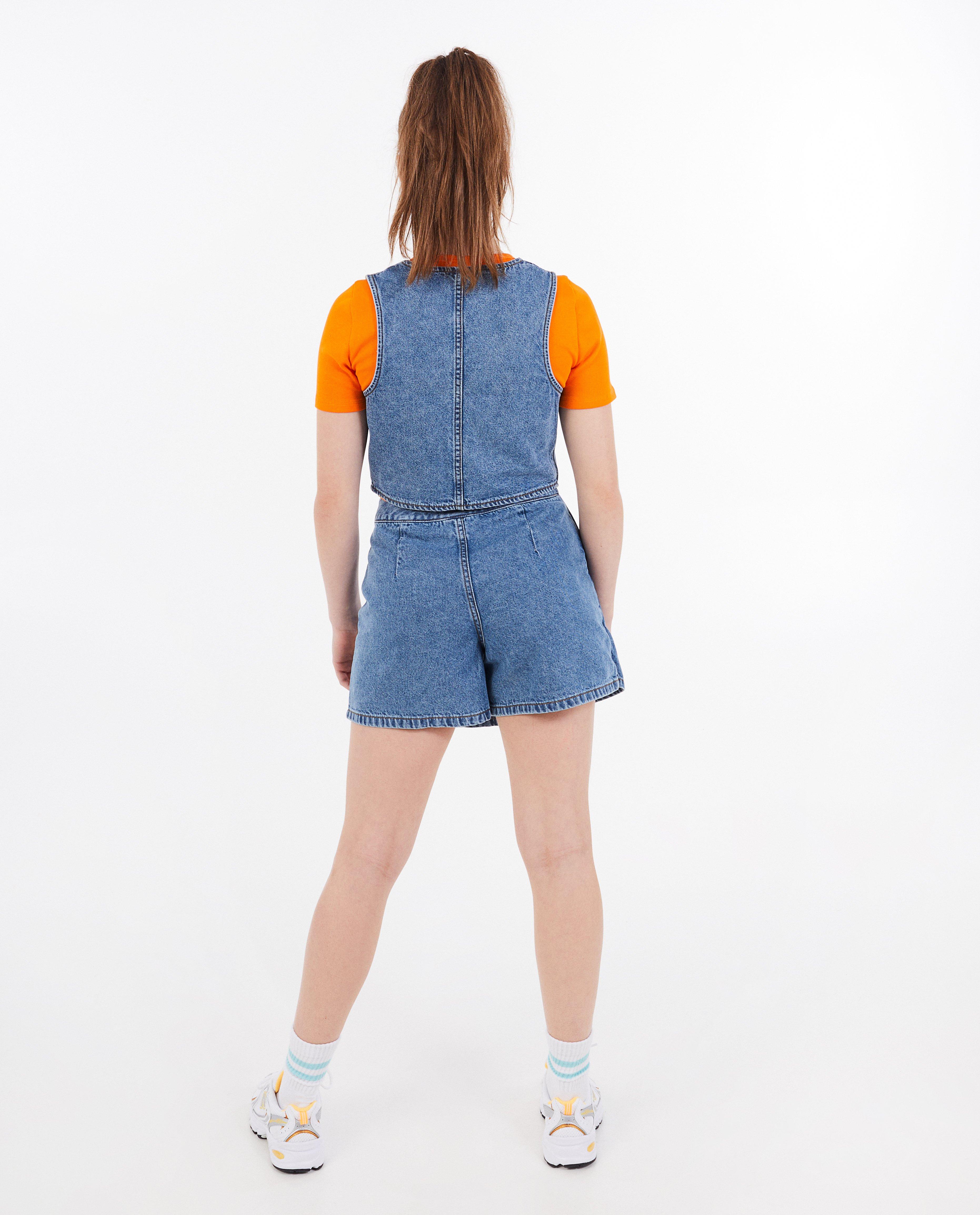Groggy denimshorts ljusblå