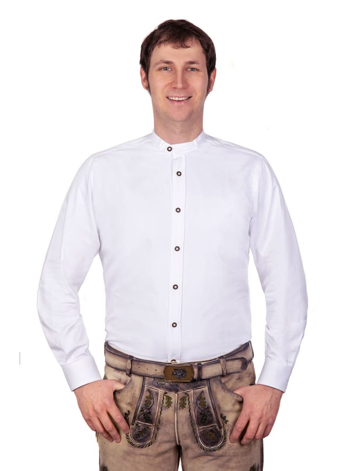 Edelnice Edelnice Trachtenhemd Peter in weiß günstig kaufen
