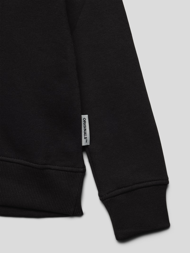 Sweatshirt mit Label-Print Modell 'JORLAKEWOOD' in schwarz