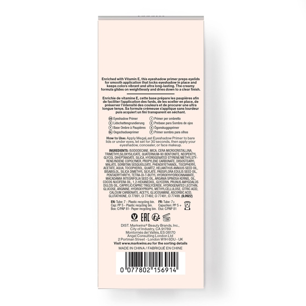 wet n wild Megalast Eyeshadow Primer Base Fards à paupières
