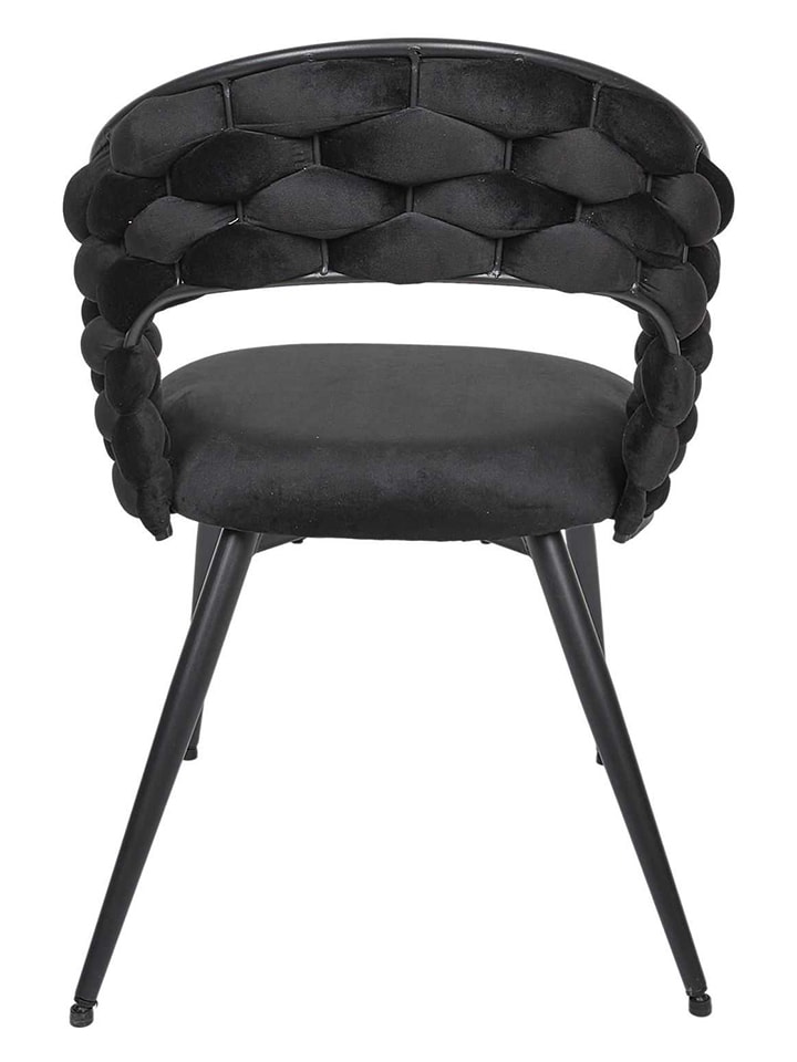 Rétro Chic Esszimmerstuhl ''Sawyer'' in Schwarz - (B)63 x (H)83 x (T)54 cm günstig kaufen onesize