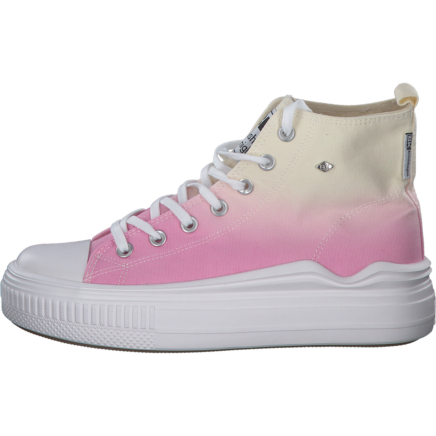 British Knights Kaya Flow Mid B51, Stiefel, Damen, pink white gradient