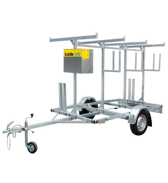 Remorcă pentru schele Little Jumbo 313895001 ECO (goală) 370x198x200 cm