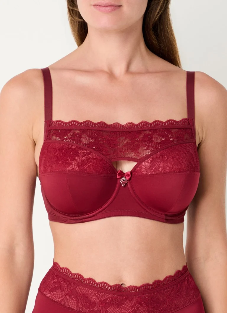 Marlies Dekkers Carita balconette krūšturis ar mežģīnēm