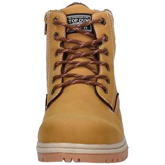 Top Gun Schnür Boots in gelb