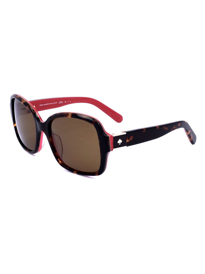 Kate Spade Damen-Sonnenbrille in Braun/ Hellbraun günstig kaufen 54