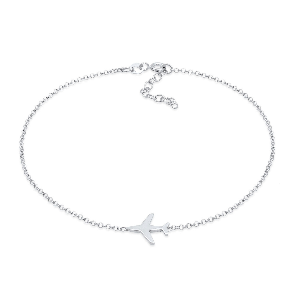 Elli Elli Bracelet de Cheville Femmes bracelet de cheville avion symbole voyage basiqu Bijoux