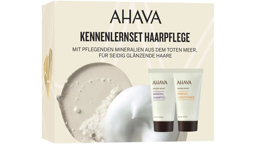 AHAVA Mineral Shampoo + Conditioner Kit 80 ml