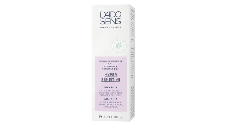 DADO SENS HYPERSENSITIVE MAKE-UP bei hypersensibler Haut 30 ml 02K - Almond