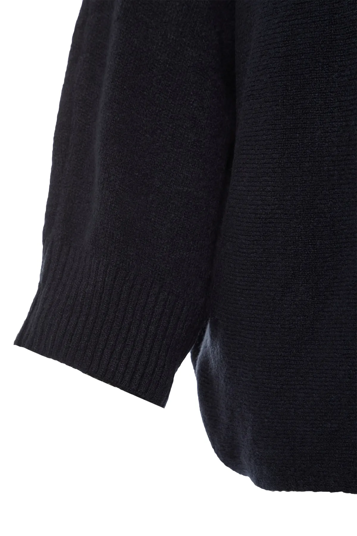 Trendyol Collection  Marineblauer, weicher, strukturierter Strickpullover mit weiter Passform TWOAW20KZ1059