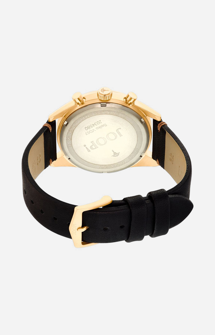 Herrenuhr in Gold/Schwarz