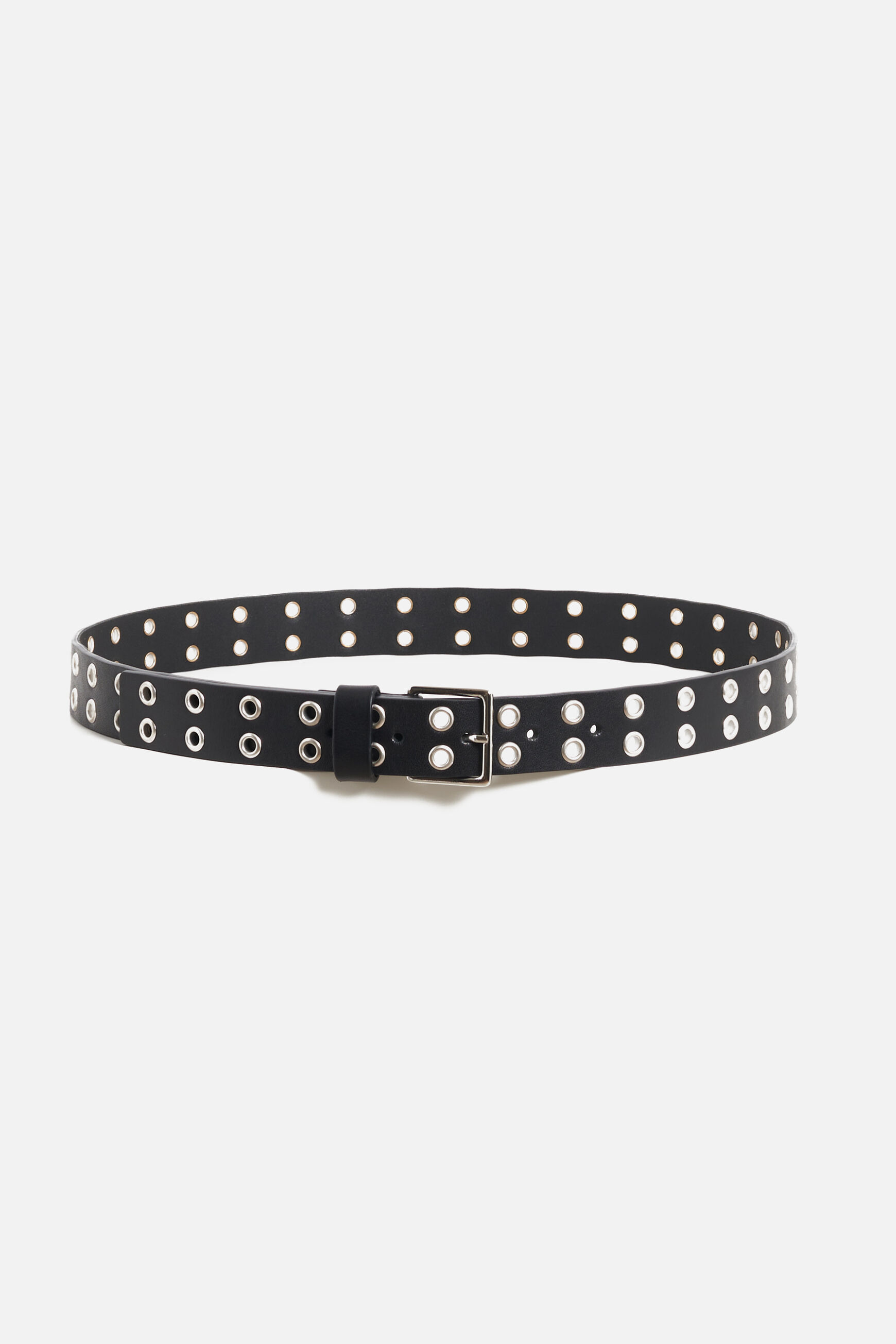 ceinture pia 100% cuir noir femme