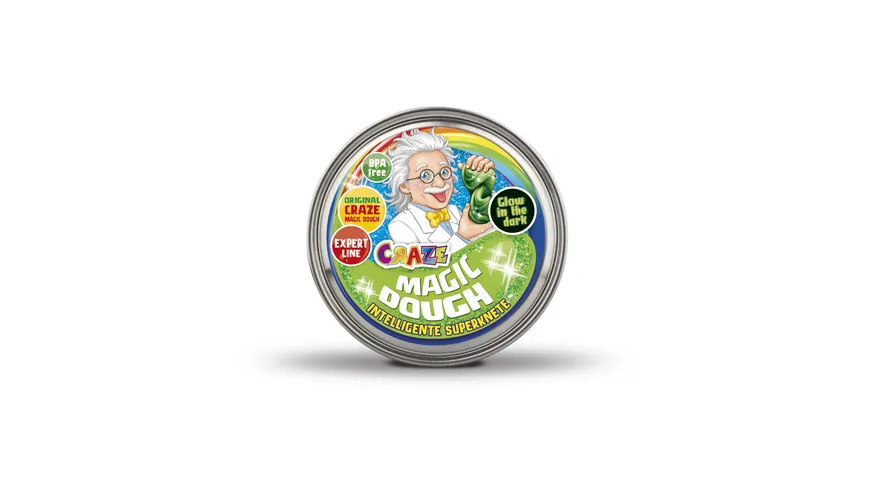 CRAZE - MAGIC DOUGH Dose mit 70gr intelligenter Superknete - Professor 70 g
