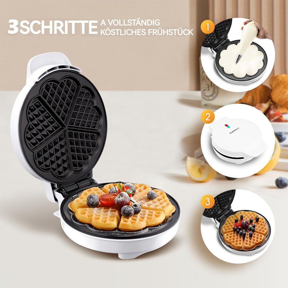 MOUTEN Sandwichmaker Keksmaschine, Eierwaffelmaschine, Sandwich-Frühstücksmaschine