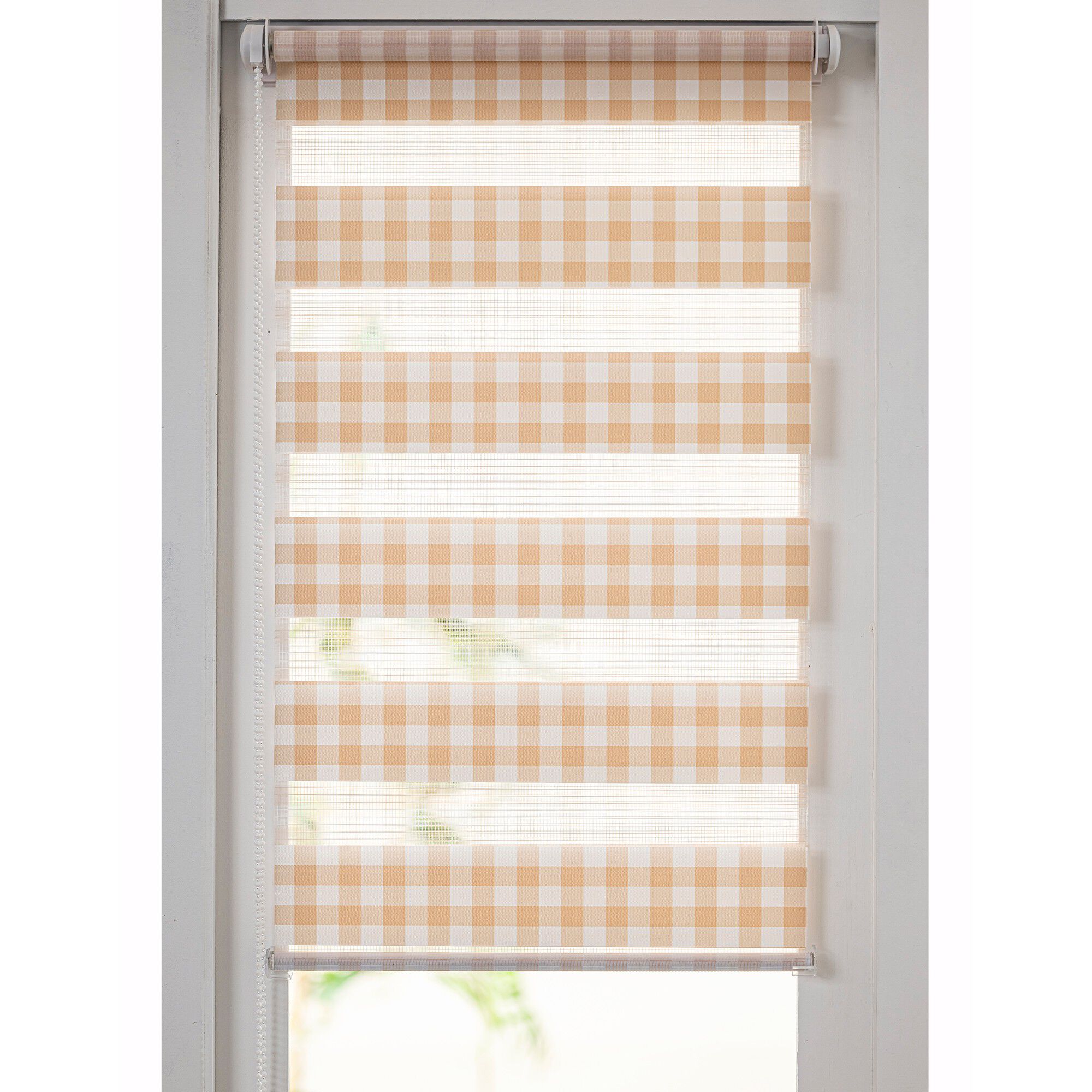 Store jour/nuit motif carreaux vichy