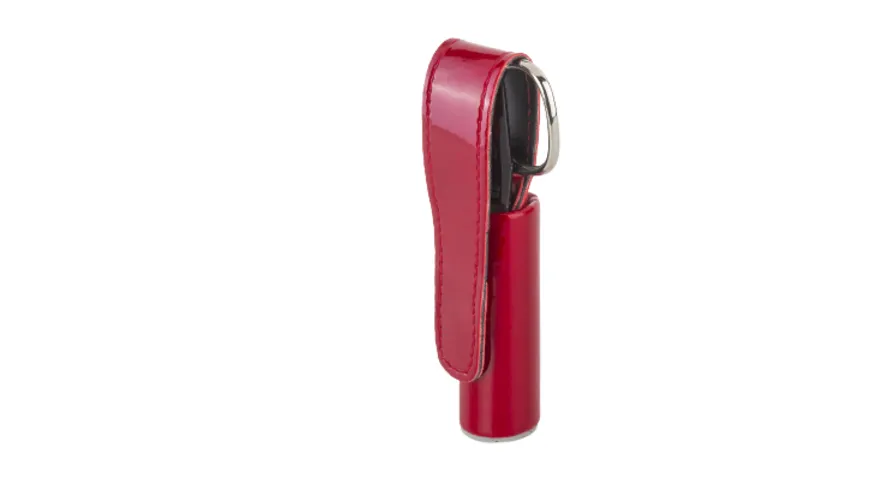 AMBASSADOR Maniküre-Etui Lackköcher zweiteilig Rot