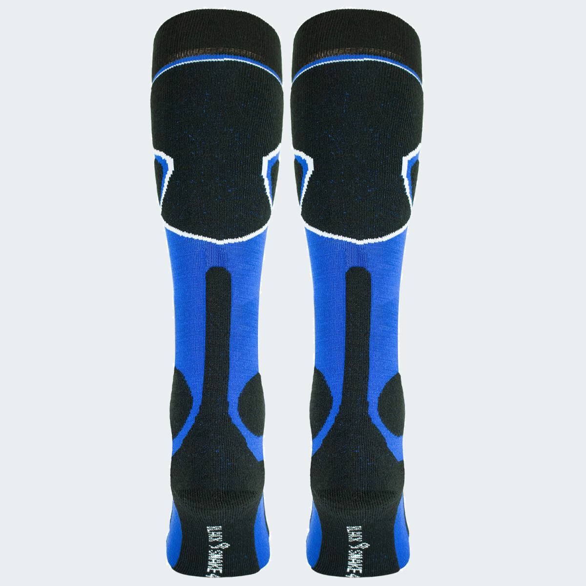 Black Snake High Protection Blue Skisocken