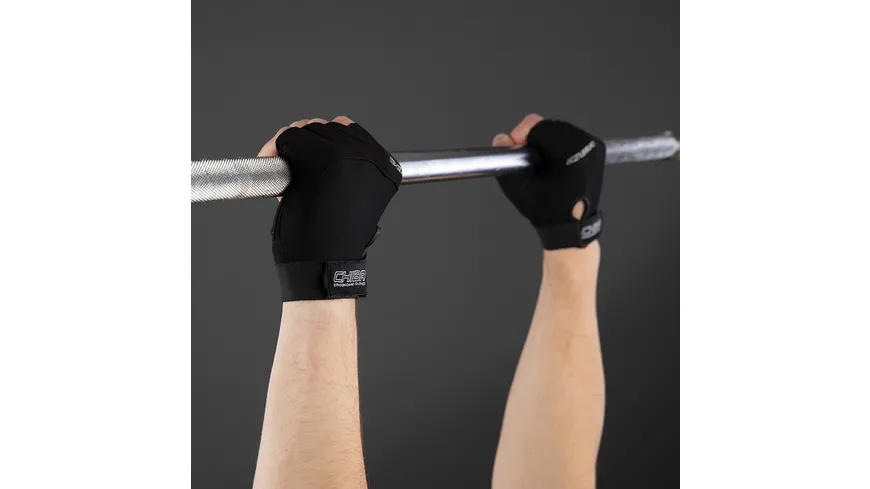 Chiba Fitness Unisex Handschuh Power, schwarz, Größe XL