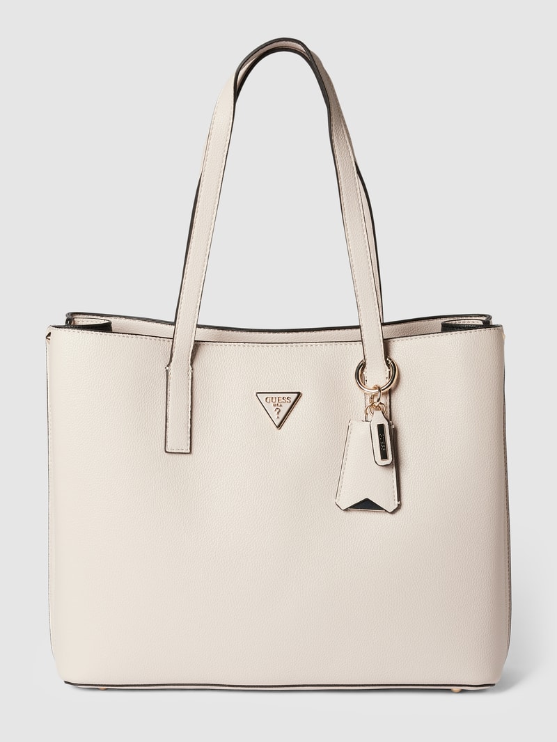 Shopper mit Strukturmuster in stein