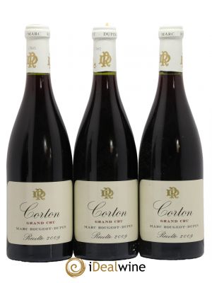 Corton Grand Cru Marc Rougeot-Dupin  2009 - Lot de 3 Bouteilles