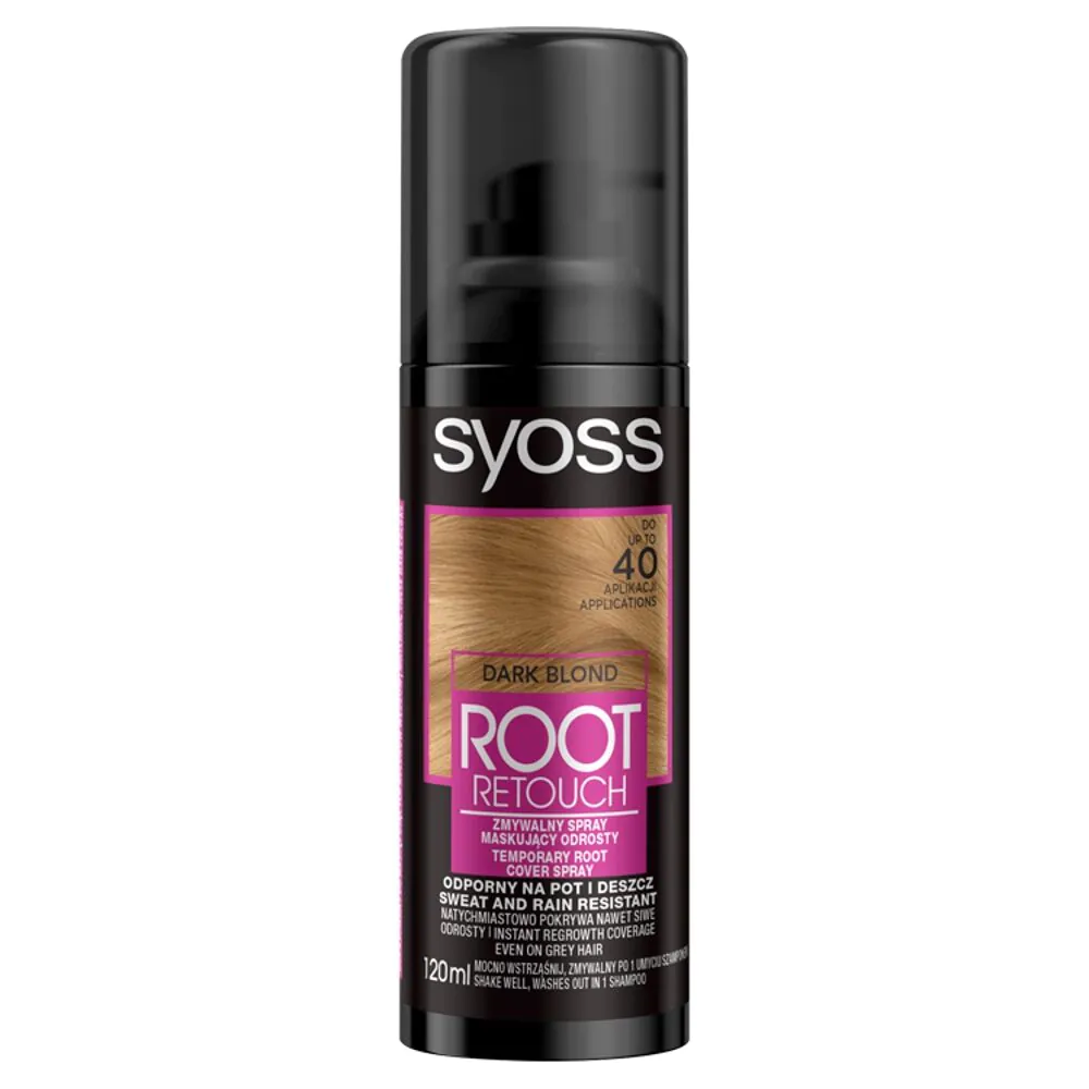Syoss Root Retoucher Σπρέι Μάσκας Ρίζας, Ξανθό Σκούρο