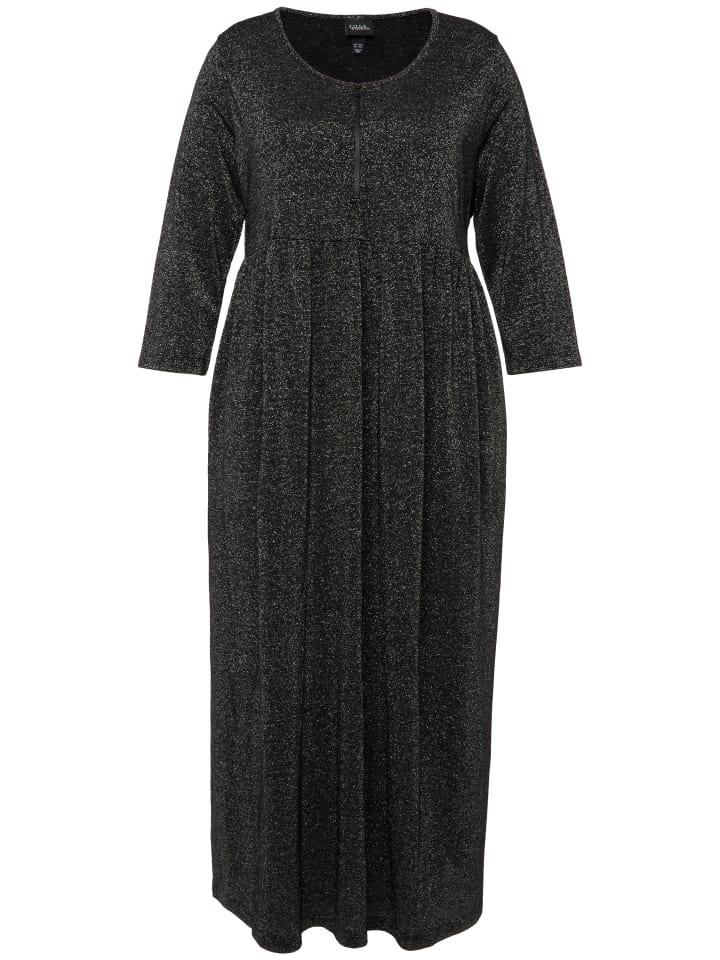 Ulla Popken Jerseykleid in schwarz günstig kaufen