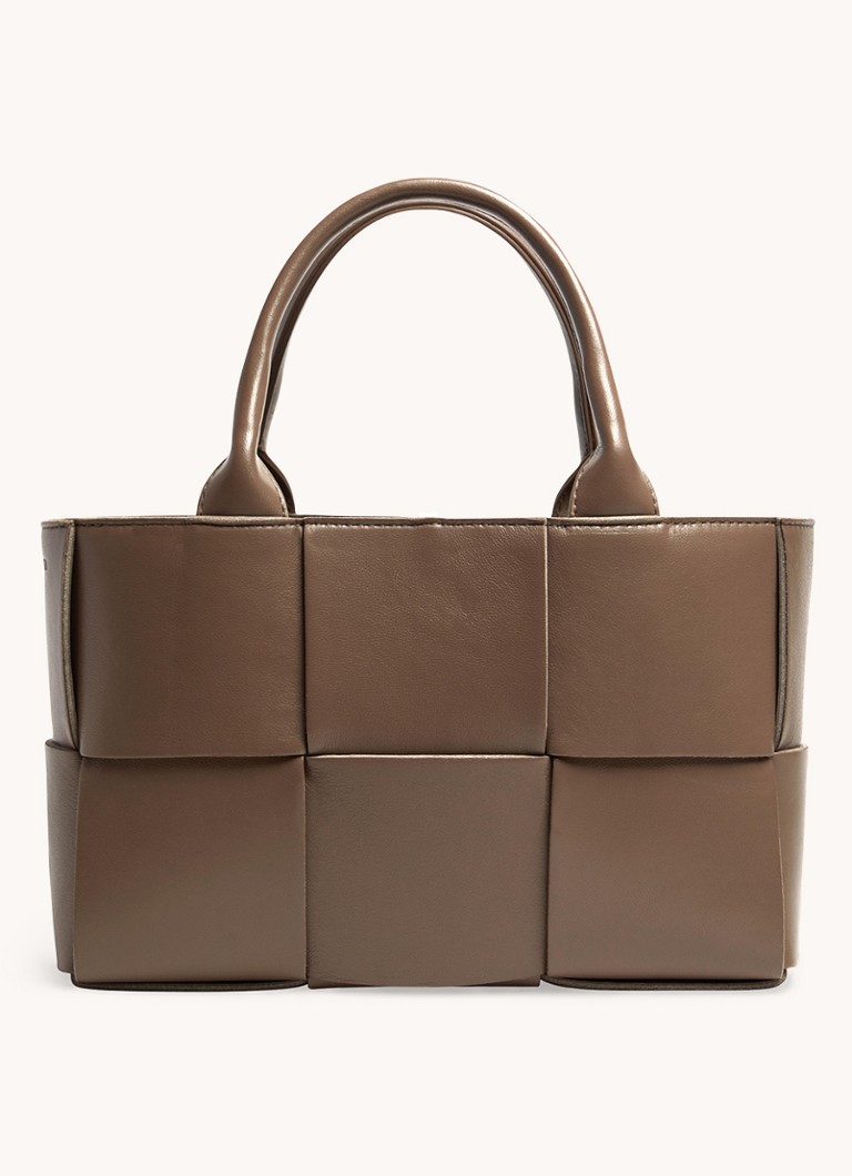 Geanta de cumparaturi din piele de miel Bottega Veneta Mini Arco